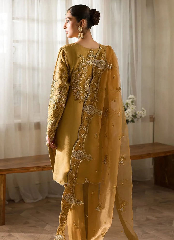 Sauve by Emaan Embroidered Organza Suit Unstitched 3 Piece EA24S Zoe - Summer Collection