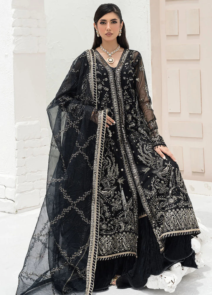 Savoir by Sahane Embroidered Organza Suits Unstitched 3 Piece CT-140007 Solene - Luxury Collection