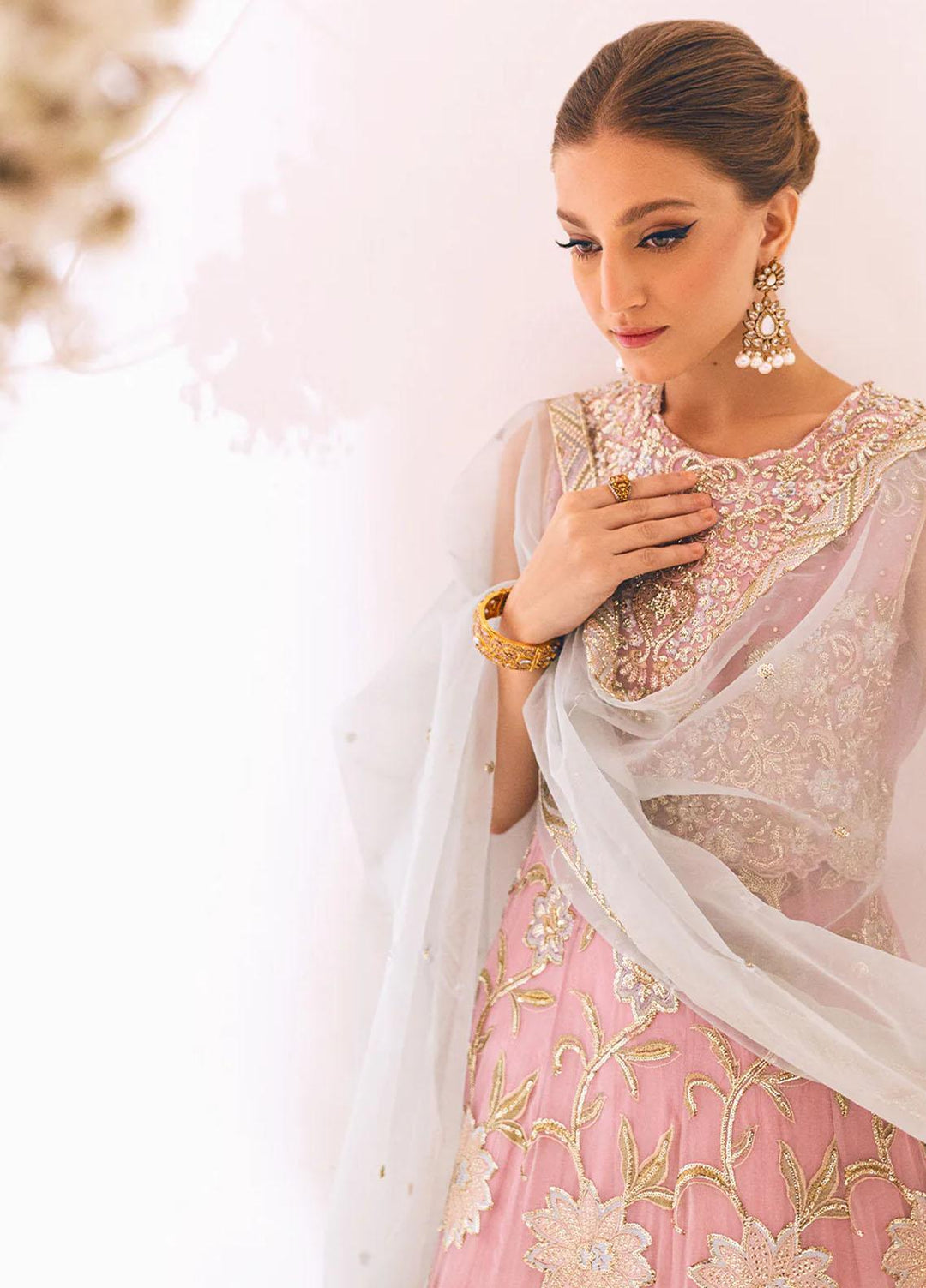 Sawariya By Roheenaz Embroidered Chiffon Suits Unstitched 4 Piece RNZ23S Runch230106 - Luxury Collection