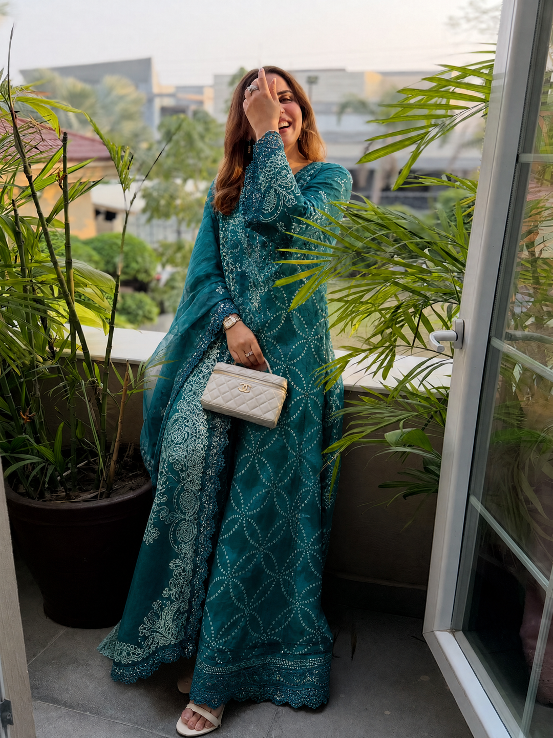 Rania by Nureh Unstitched Printed Lawn 3 Piece Suit NU26ULR NR-04 - Casual Collection