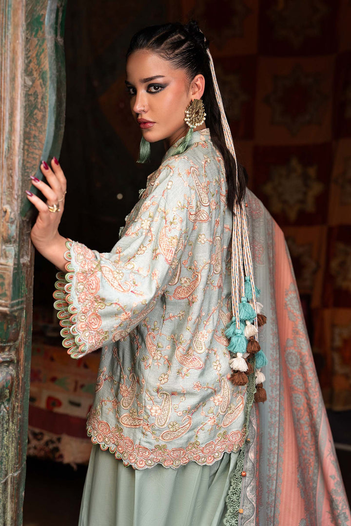 M Prints by Maria B Unstitched Printed Cambric 3 Piece Suit MB26UPC 8B - Casual Collection
