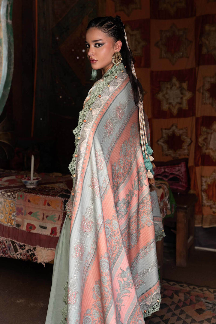 M Prints by Maria B Unstitched Printed Cambric 3 Piece Suit MB26UPC 8B - Casual Collection