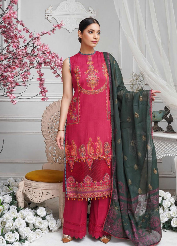 Sehar by Humdum Embroidered Jacquard Suits Unstitched 3 Piece HD22SR D-05 - Festive Collection