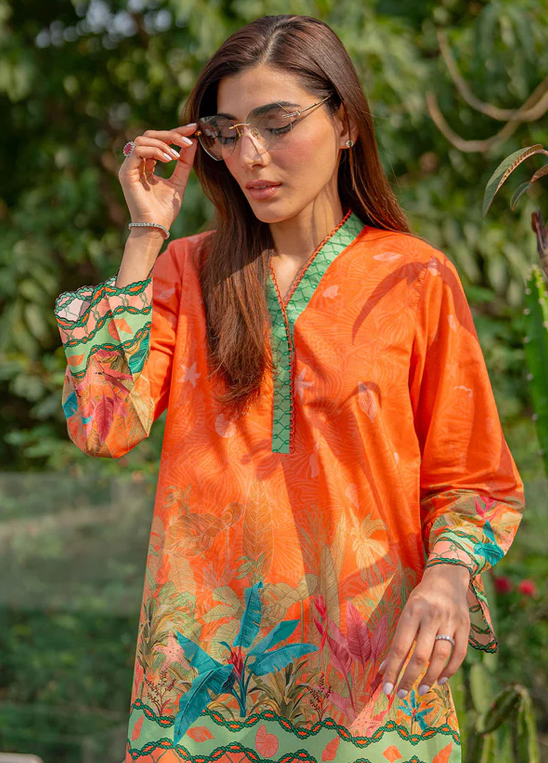 Selene by Sahar Printed Cambric Suits Unstitched 2 Piece TL-V2-S25-05 - Summer Collection