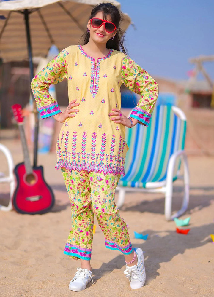 Senorita Cotton Pret 2 Piece for Girls -  GAC-01975-FAW/MCL