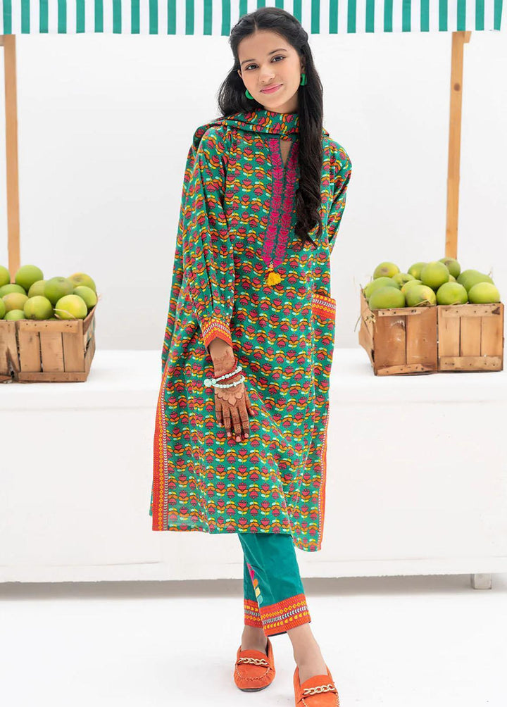 Senorita Cotton Casual 3 Piece Suit for Girls -  GAD-02367-TGN/MCL