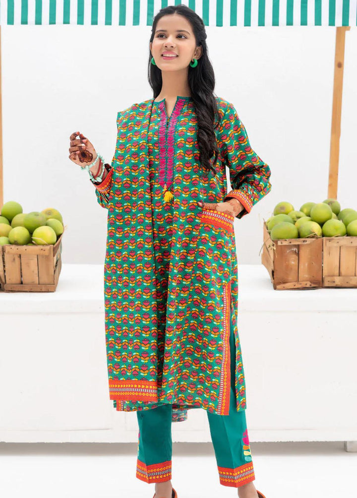 Senorita Cotton Casual 3 Piece Suit for Girls -  GAD-02367-TGN/MCL