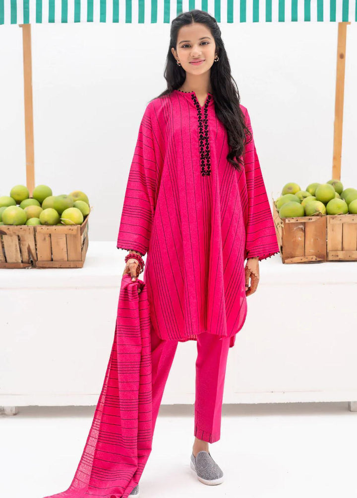 Senorita Karandi Casual 3 Piece Suit for Girls -  GAD-02436