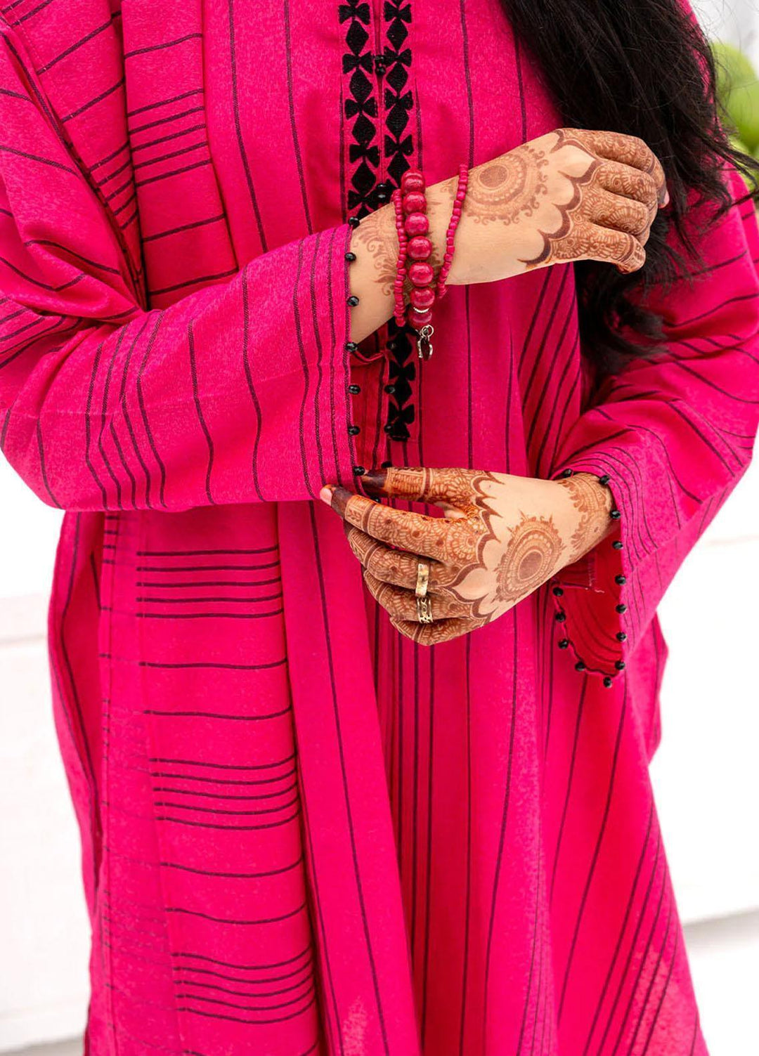 Senorita Karandi Casual 3 Piece Suit for Girls -  GAD-02436