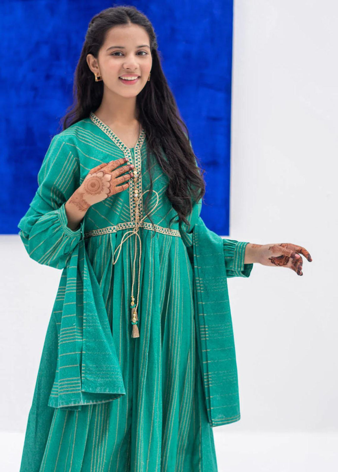 Senorita Karandi Casual 3 Piece Suit for Girls -  GAD-02446