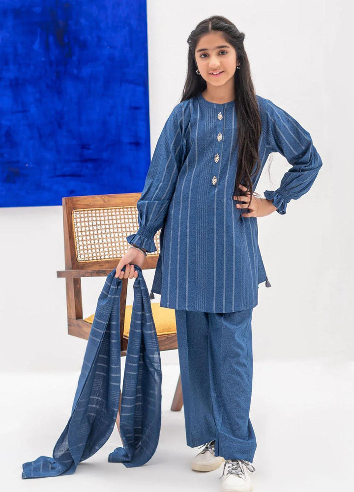 Senorita Karandi Casual 3 Piece Suit for Girls -  GAD-02447