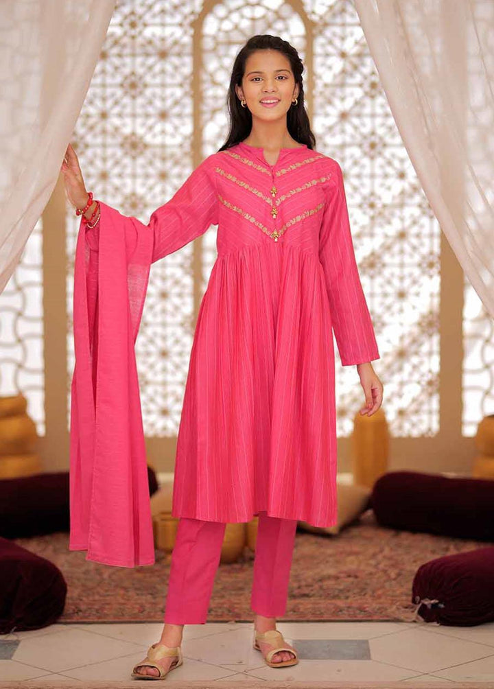 Senorita Karandi Casual 3 Piece Suit for Girls -  GAD-02489