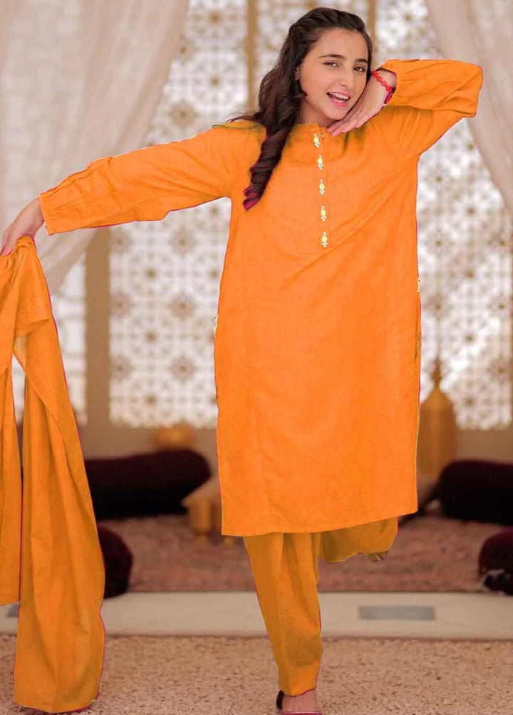 Senorita Karandi Casual 3 Piece Suit for Girls -  GAD-02490