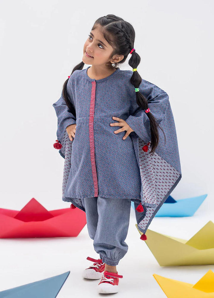 Senorita Denim Casual 2 Piece Suit for Girls -  KAC-02390