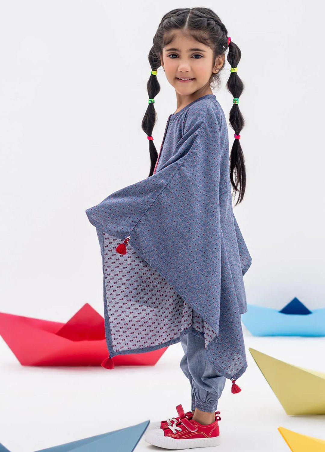 Senorita Denim Casual 2 Piece Suit for Girls -  KAC-02390