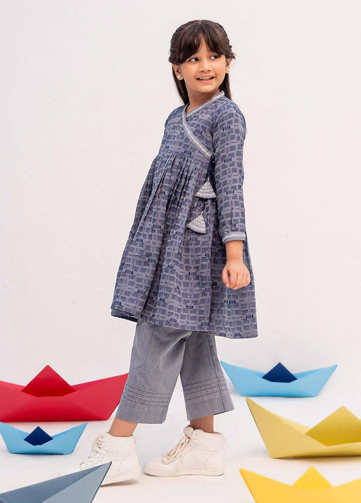 Senorita Denim Casual 2 Piece Suit for Girls -  KAC-02458