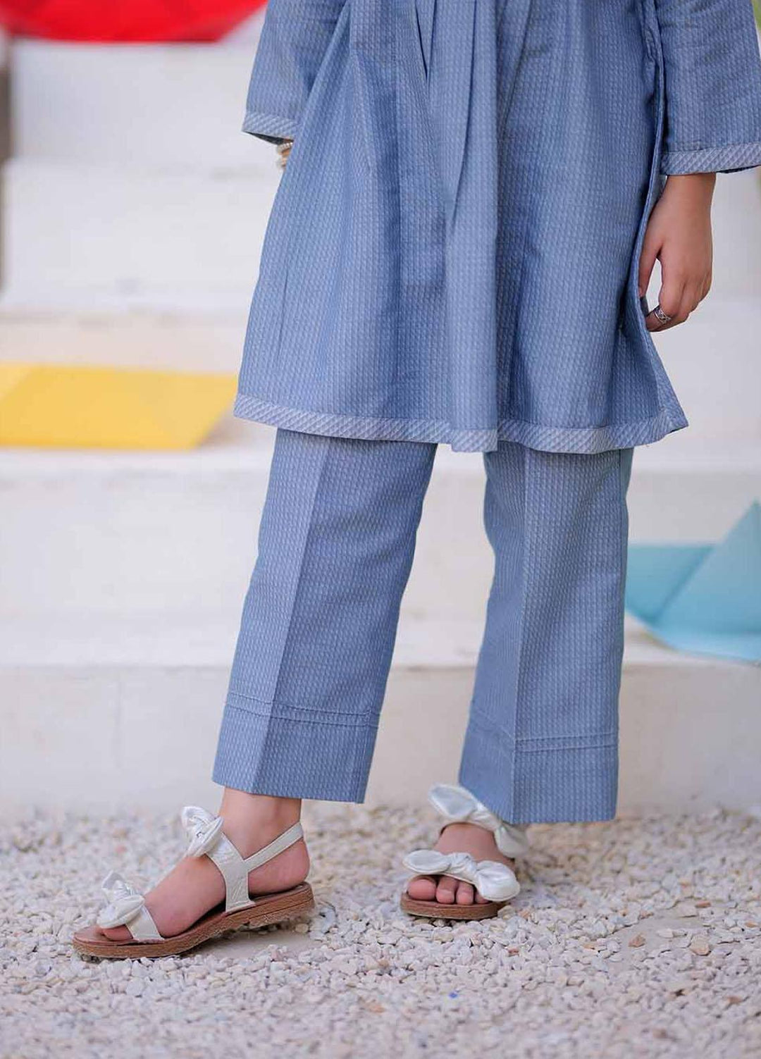 Senorita Denim Casual 2 Piece Suit for Girls -  KAC-02495