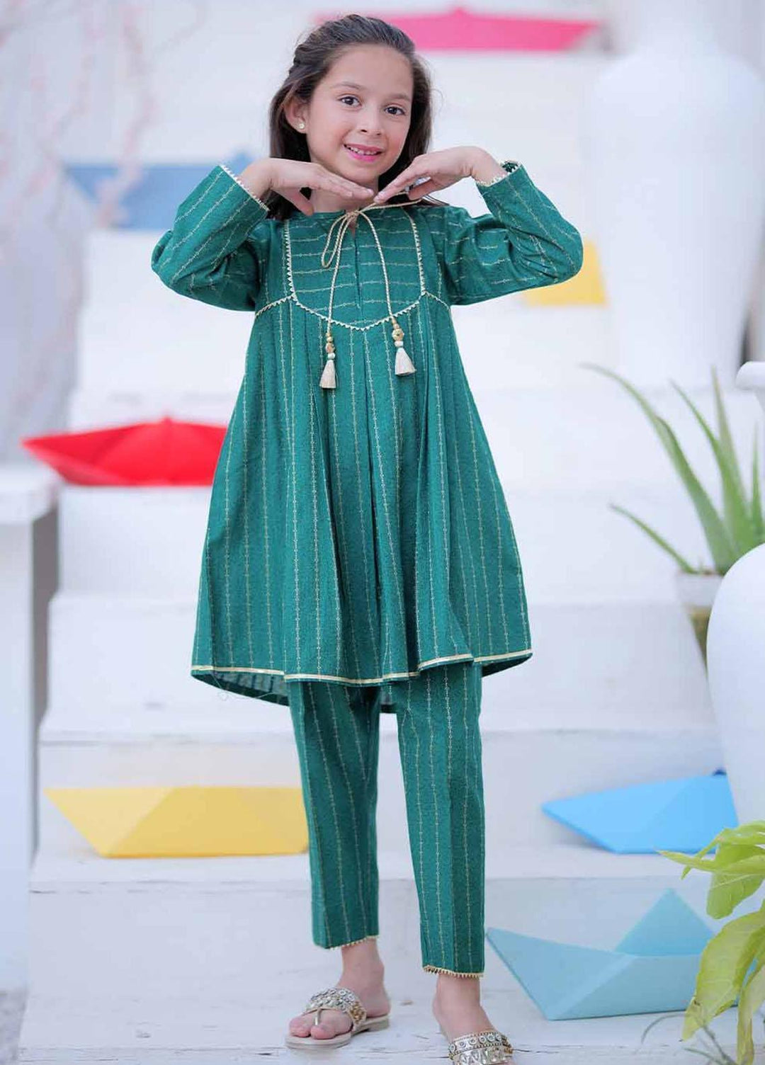 Senorita Karandi Casual 2 Piece Suit for Girls -  KAC-02507