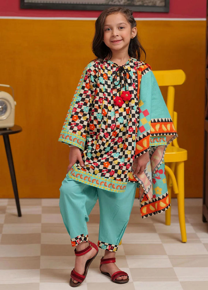 Senorita Pret Casual Cotton 3 Piece Suit KAD-02292-SGN/MCL