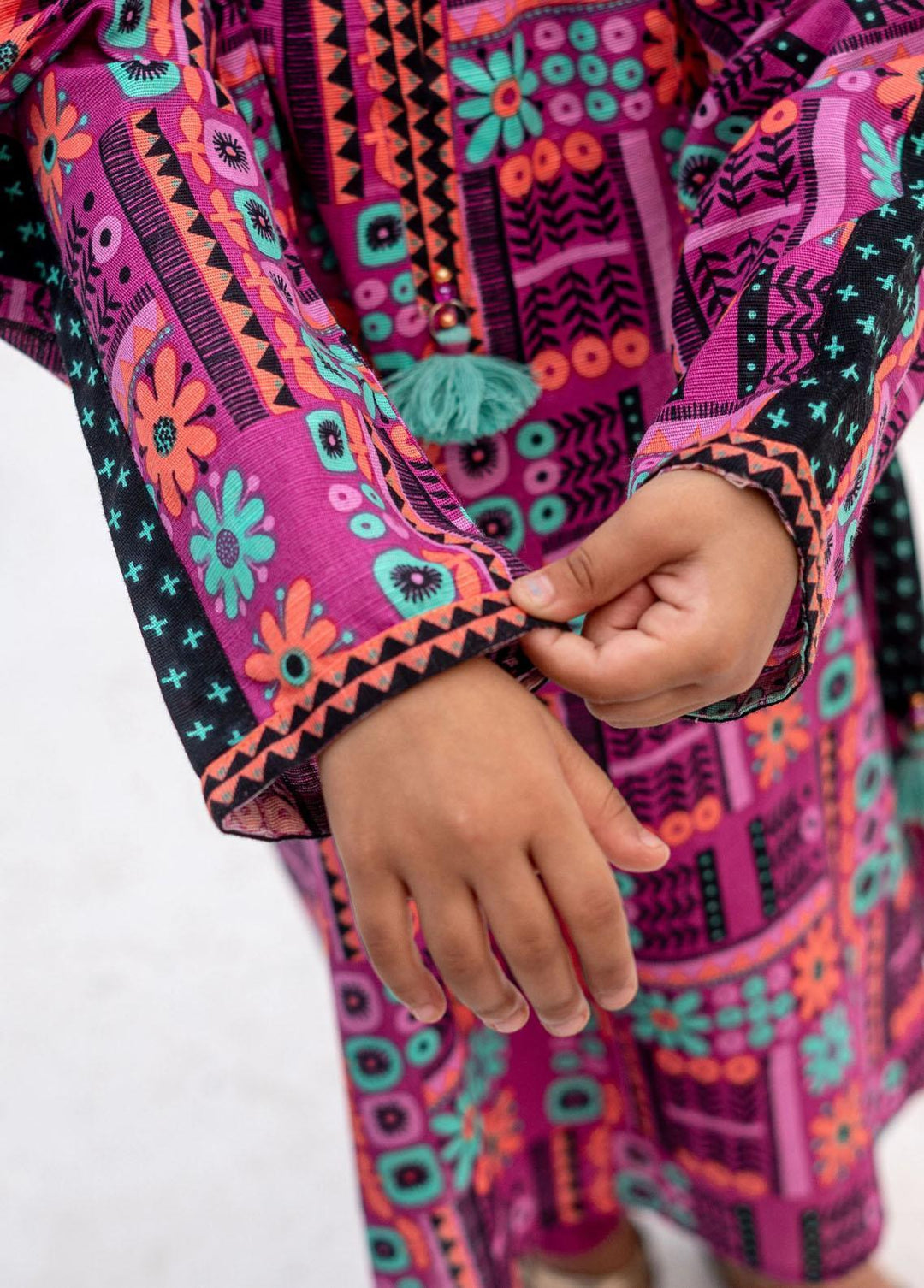 Senorita Cotton Casual 3 Piece Suit for Girls -  KAD-02362-PRL/MCL