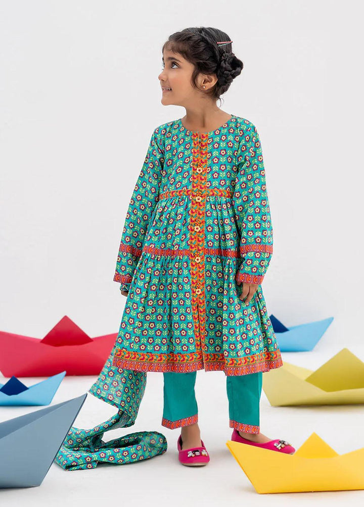 Senorita Cotton Casual 3 Piece Suit for Girls -  KAD-02365-SGN/MCL