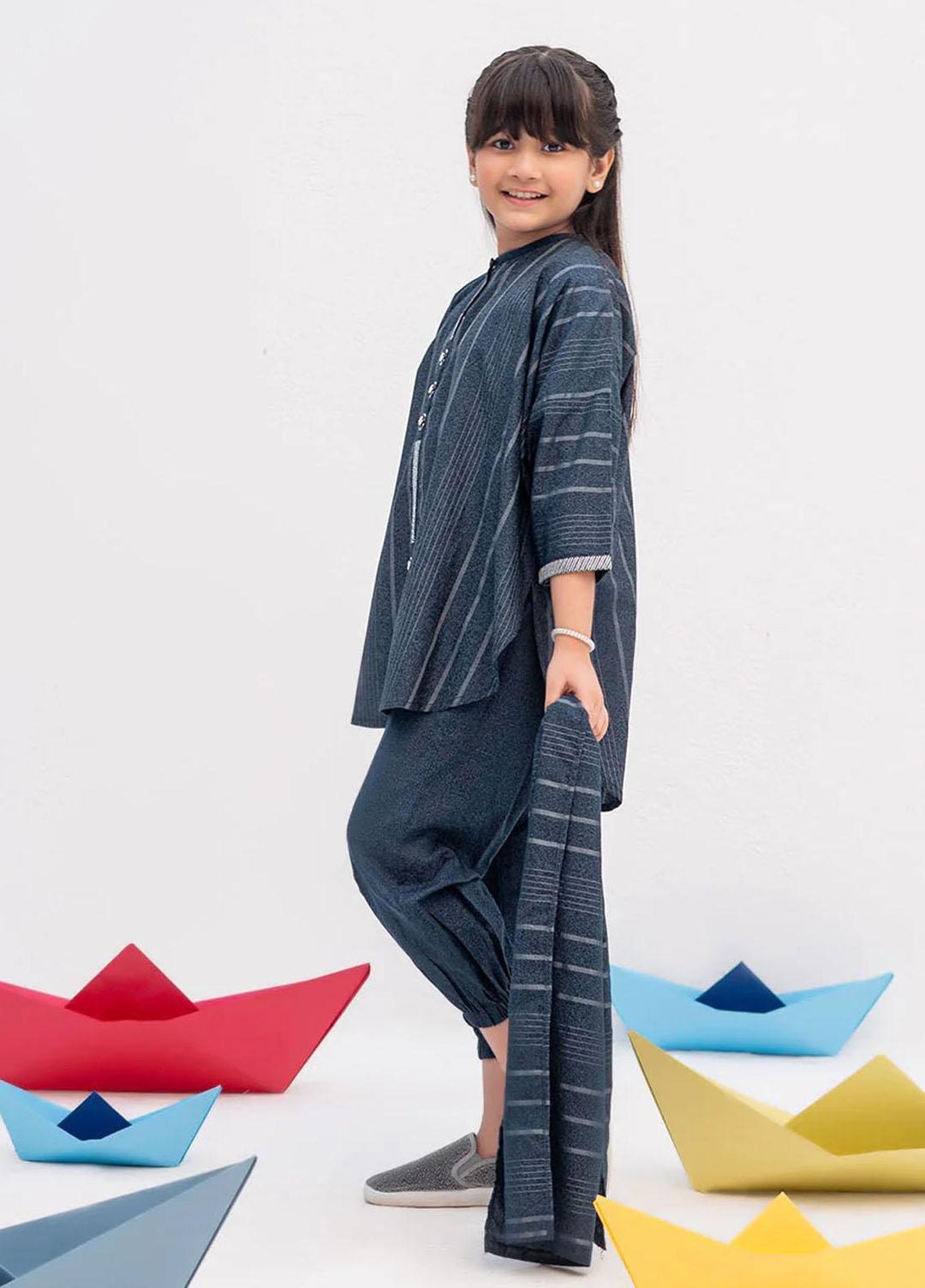 Senorita Karandi Casual 3 Piece Suit for Girls -  KAD-02443