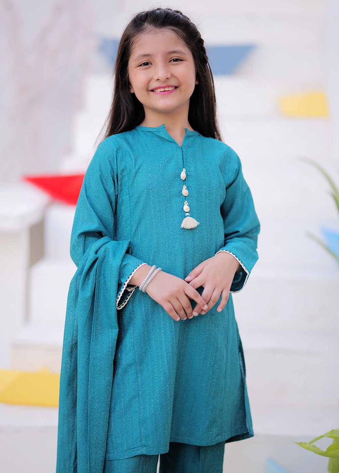 Senorita Karandi Casual 3 Piece Suit for Girls -  KAD-02486