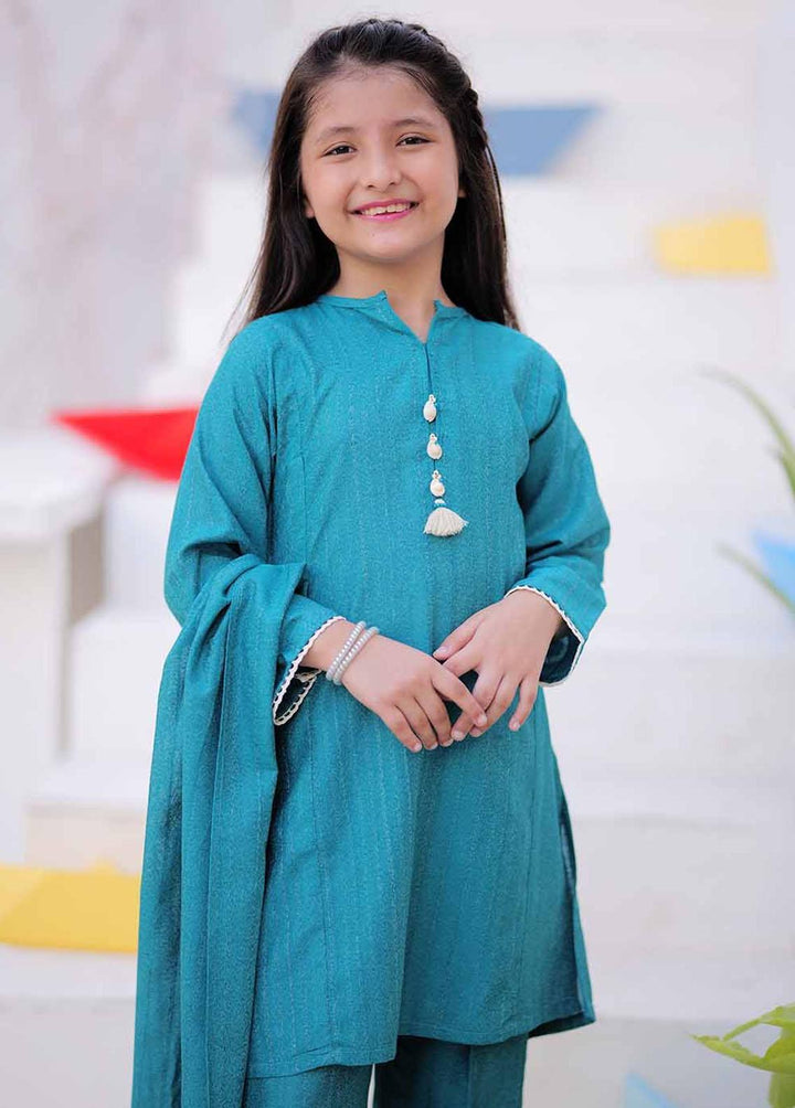 Senorita Karandi Casual 3 Piece Suit for Girls -  KAD-02486