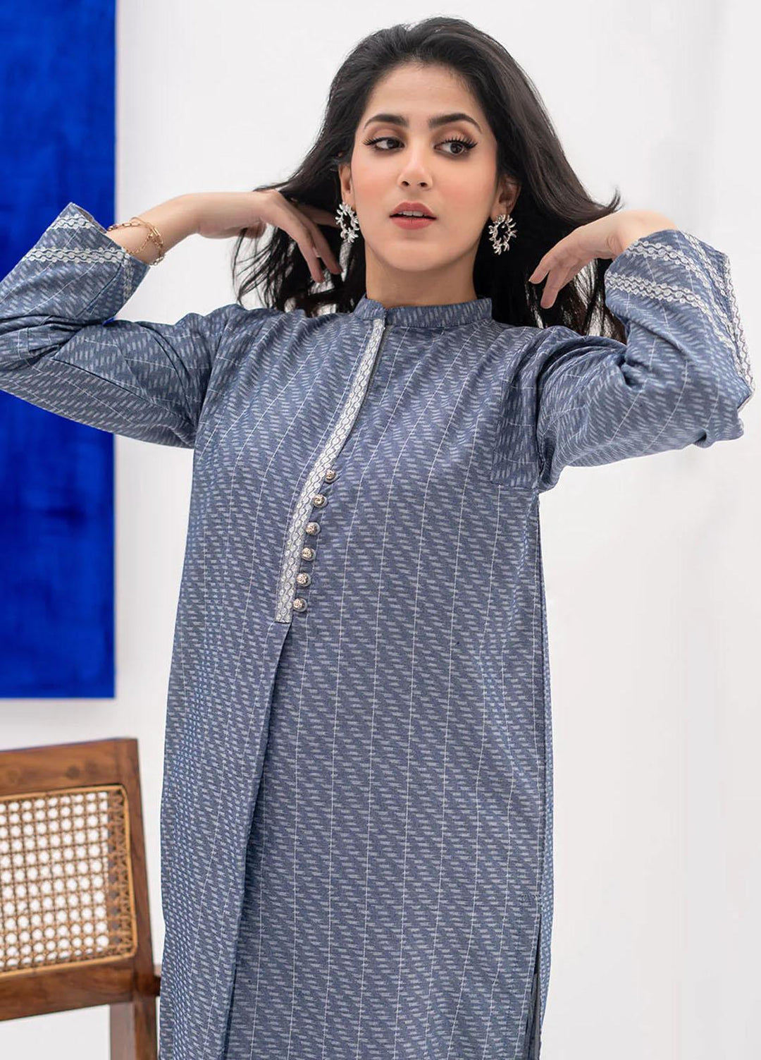 Senorita Denim Casual 2 Piece Suit for Women -  LAC-02414