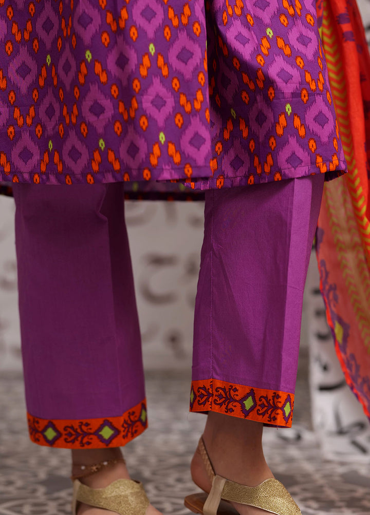 Senorita Cotton Casual 3 Piece Suit for Girls -  GAD-02273