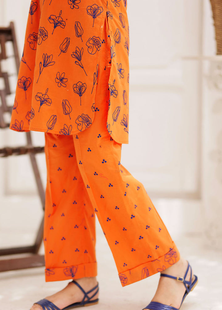 Senorita Cotton Casual 3 Piece Suit for Girls -  GAD-02286