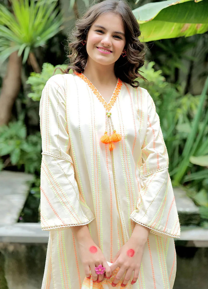 Senorita Cotton Casual 3 Piece Suit for Girls -  GAD-02585-BJE/NON