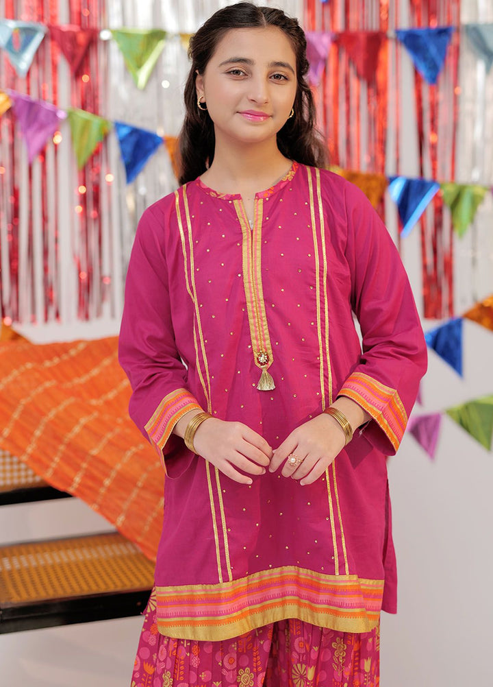 Senorita Cotton Casual 3 Piece Suit for Girls -  GBD-02556-SPK/MCL