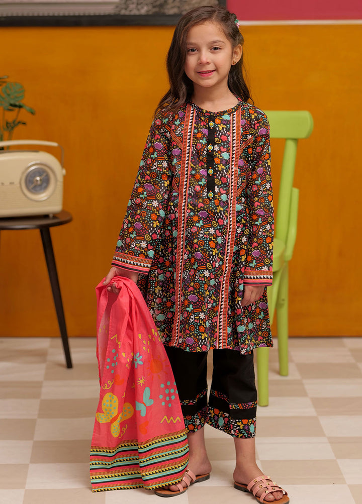 Senorita Cotton Casual 3 Piece Suit for Girls -  KAD-02269