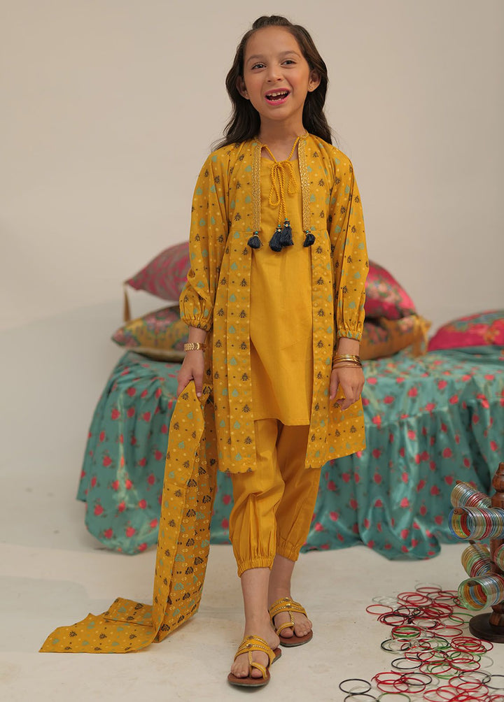 Senorita Cotton Casual 3 Piece Suit for Girls -  KAD-02570-MSD/MCL