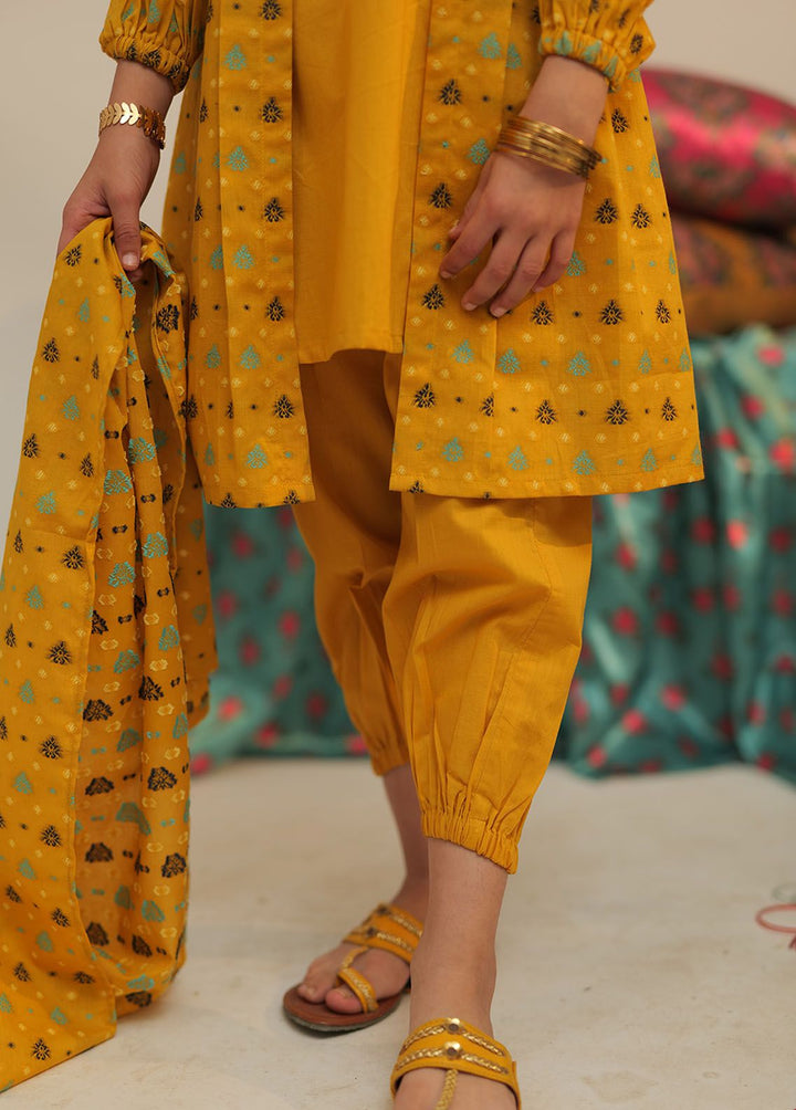 Senorita Cotton Casual 3 Piece Suit for Girls -  KAD-02570-MSD/MCL