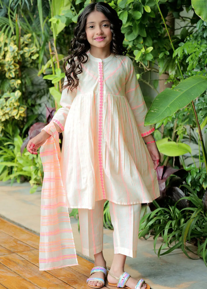Senorita Cotton Casual 3 Piece Suit for Girls -  KAD-02581-BJE/NEN