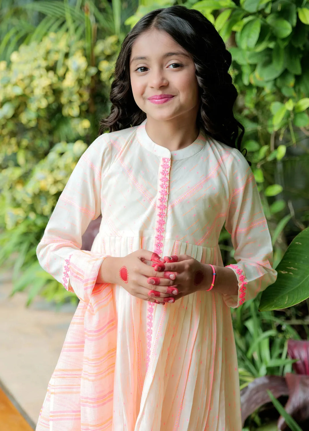 Senorita Cotton Casual 3 Piece Suit for Girls -  KAD-02581-BJE/NEN