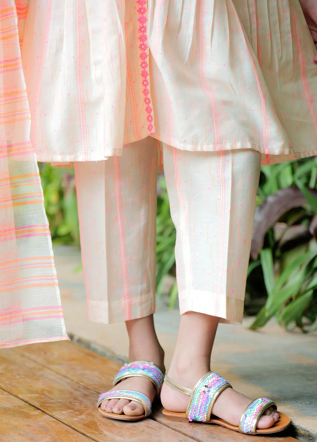 Senorita Cotton Casual 3 Piece Suit for Girls -  KAD-02581-BJE/NEN