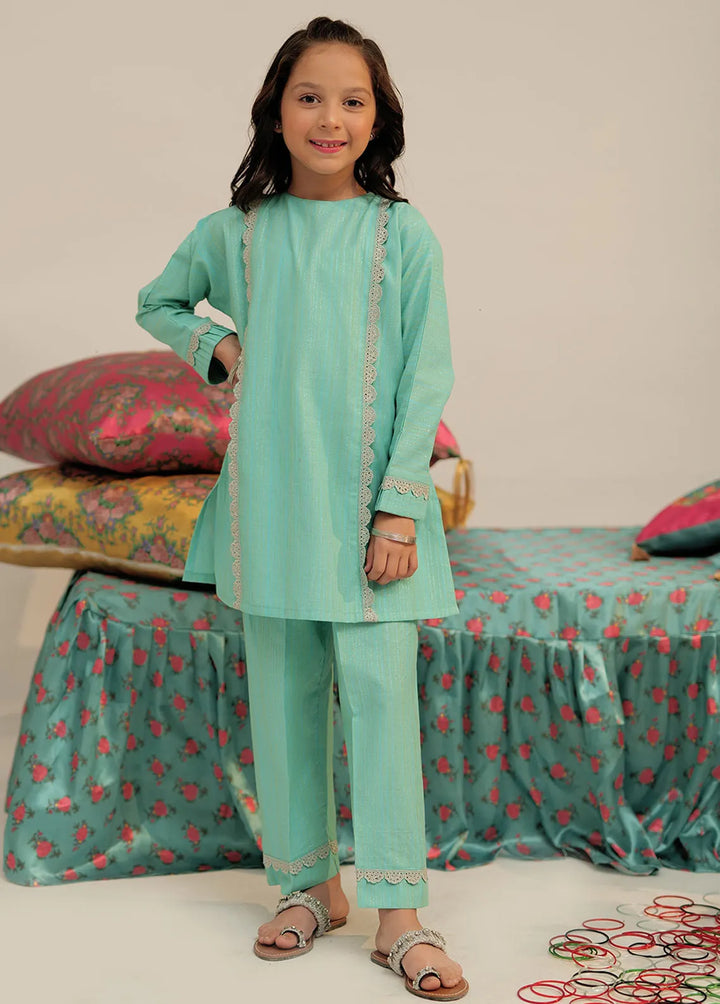 Senorita Cotton Casual 3 Piece Suit for Girls -  KBC-02618-SGN/MCL