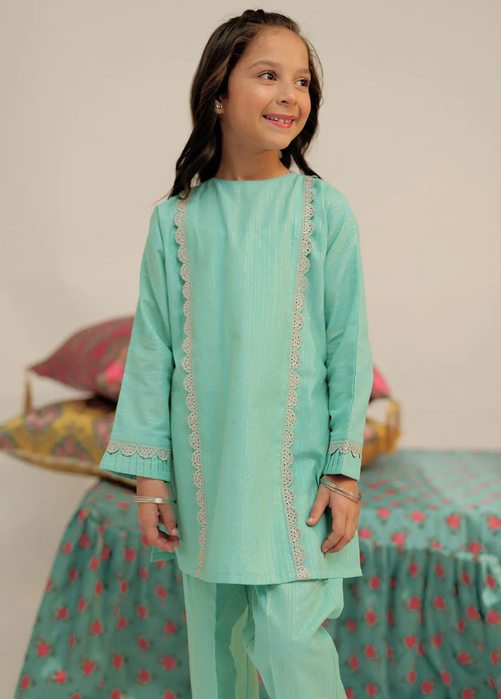 Senorita Cotton Casual 3 Piece Suit for Girls -  KBC-02618-SGN/MCL