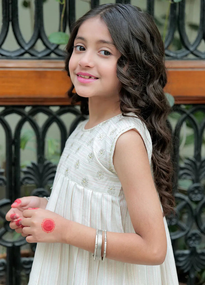 Senorita Cotton Casual 3 Piece Suit for Girls -  KBD-02628-OFW/MCL