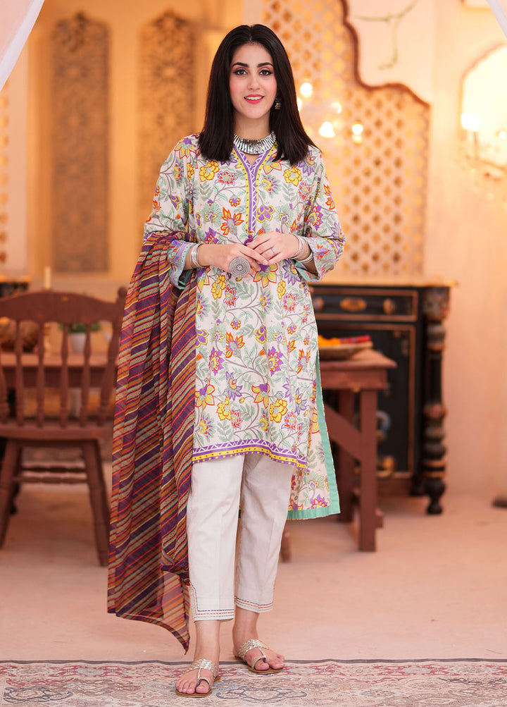 Senorita Cotton Casual 3 Piece Suit for Ladies -  LAD-02321