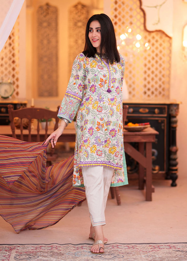 Senorita Cotton Casual 3 Piece Suit for Ladies -  LAD-02321