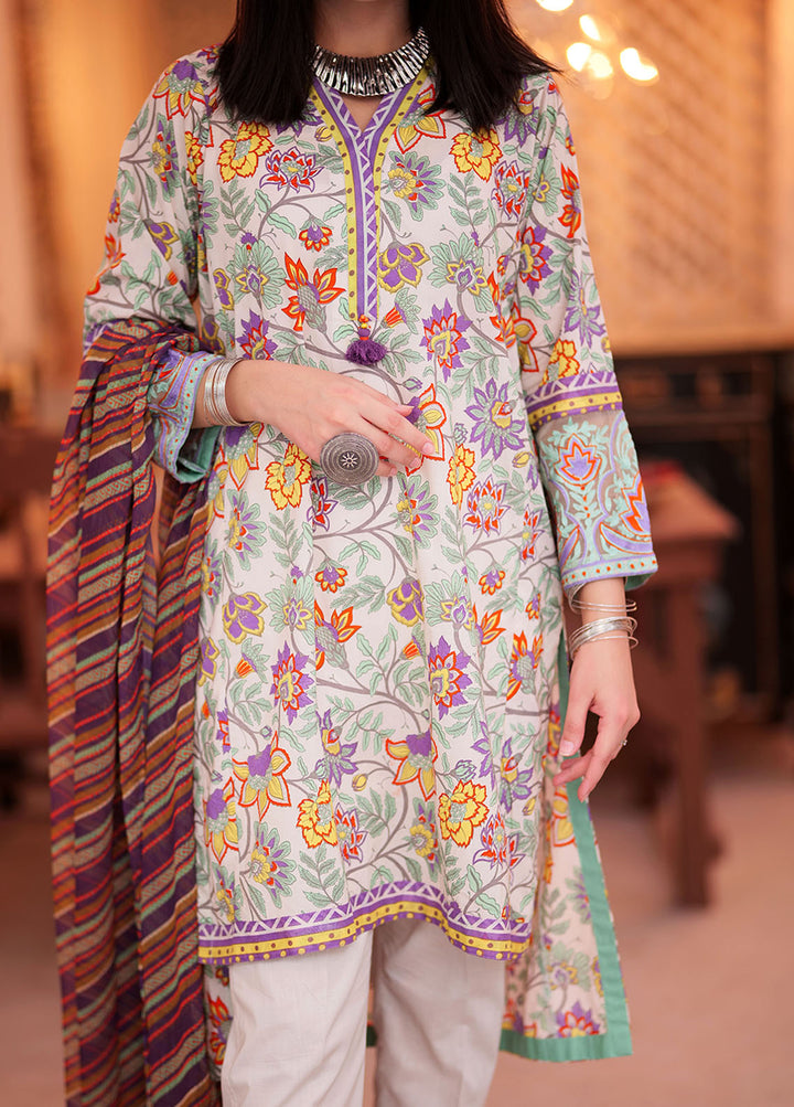 Senorita Cotton Casual 3 Piece Suit for Ladies -  LAD-02321