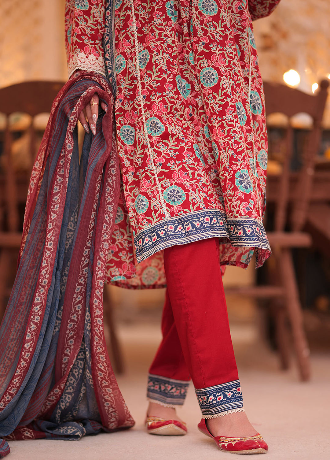 Senorita Cotton Casual 3 Piece Suit for Ladies -  LAD-02334