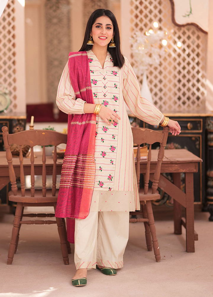 Senorita Cotton Casual 3 Piece Suit for Ladies -  LBD-02340