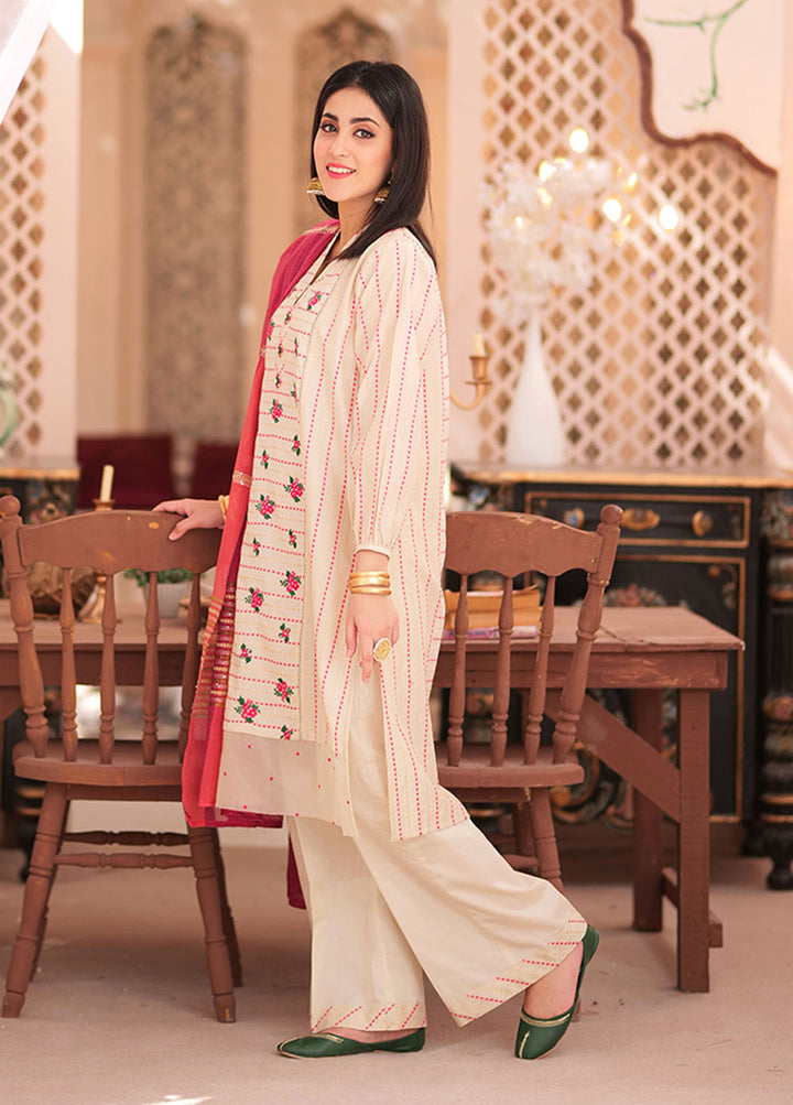 Senorita Cotton Casual 3 Piece Suit for Ladies -  LBD-02340