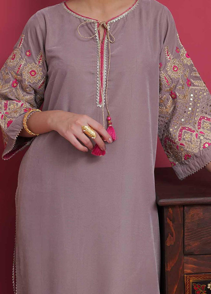 Senorita Velvet Pret 3 Piece Suit for Women -  LDD-02048-BGE/MCL