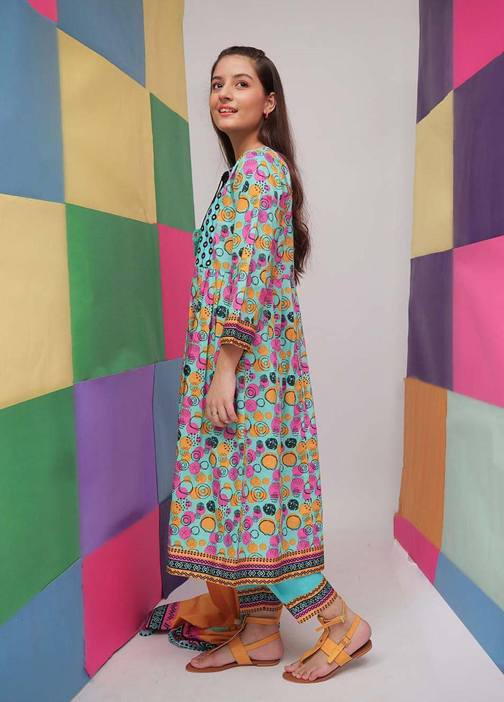 Senorita Cambric Pret 3 Piece Suit for Girls -  GAD-01857-SGN/MCL